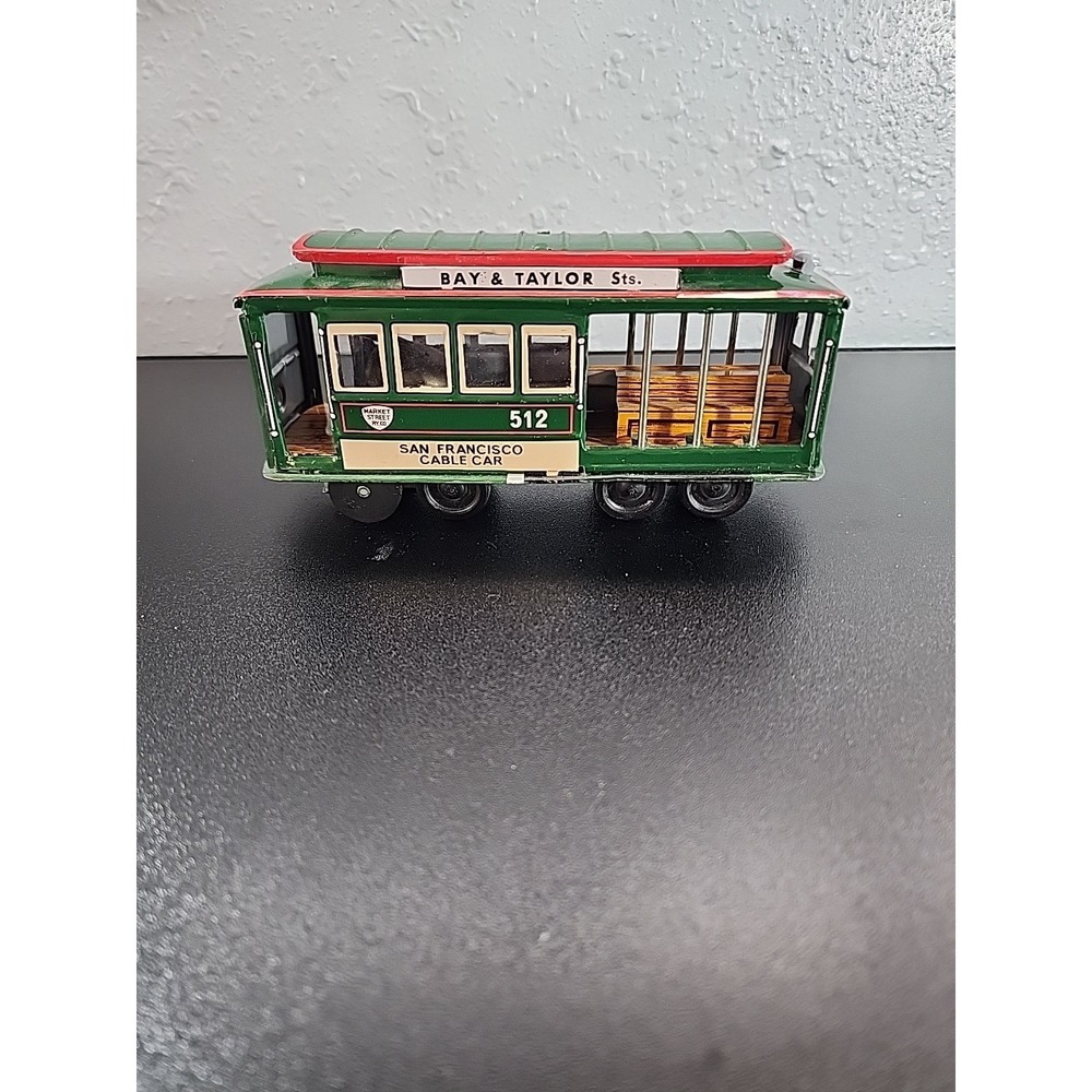 San Francisco Cable Car Powell & Mason/Bay & Taylor Vintage Tin Toy Japan